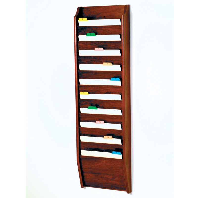 Wooden Mallet Ten Pocket Chart Holding Wall File Pockets & Reviews